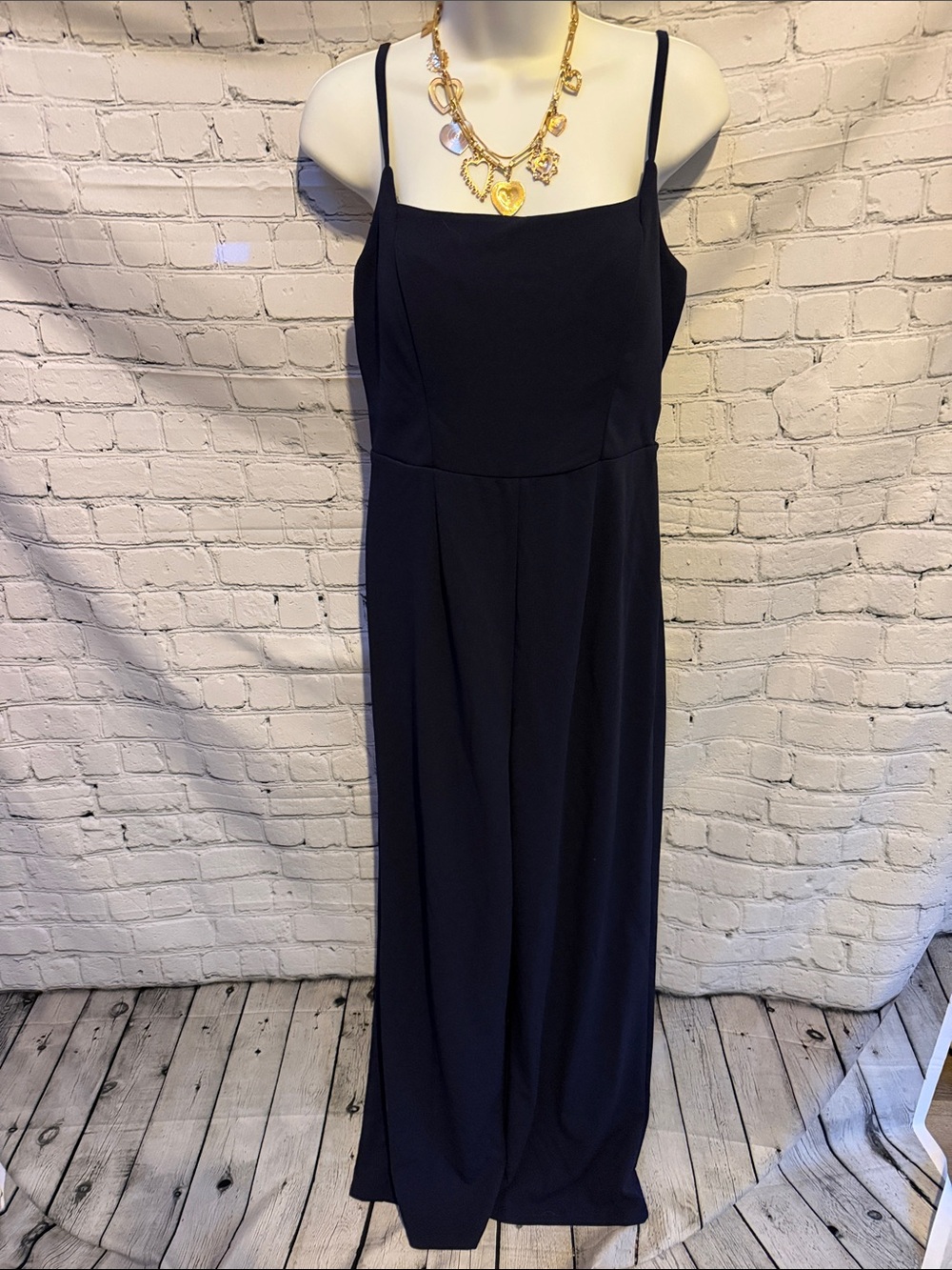 Brand New Trixxi Clothing Company Wide-Leg Jumpsuit | Women’s Size Medium | Navy